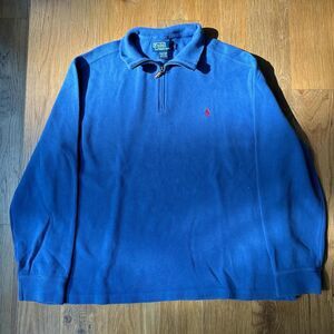 Vintage Polo Ralph Lauren Quarter Zip Pullover Sweater  Size: XL